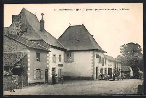 AK Bujaleuf, Hôtel Redon Celliscout et la Place