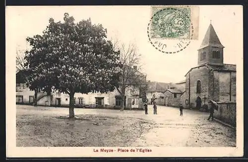 AK La Meyze, Place de l`Église