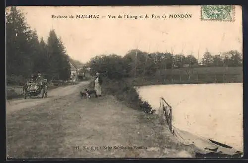 AK Mailhac, Vue de l`Étang et du Parc de Mondon