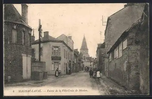 AK Magnac-Laval, Entrée de la Ville-Croix de Mission