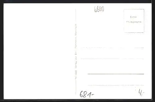 AK Mannheim, Bronze-Monument auf dem Paradeplatz