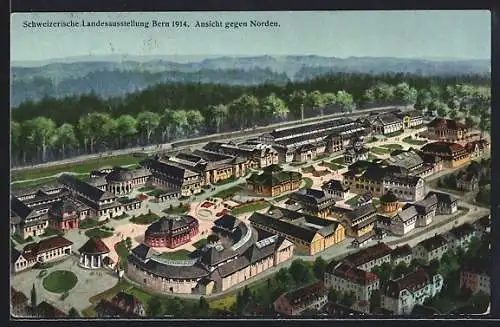 AK Bern, Schweizerische Landes-Ausstellung 1914, Ansicht gegen Norden