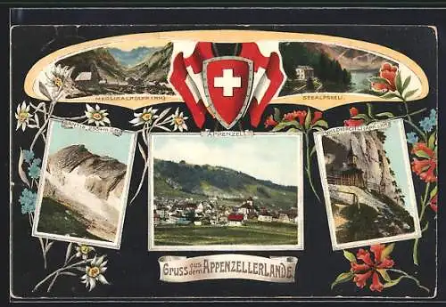 AK Appenzell, Wildkirchli, Seealpseeli, Meglisalp