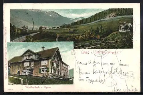 AK Steinthal / Kappel, Gasthaus zum Speer, Panorama