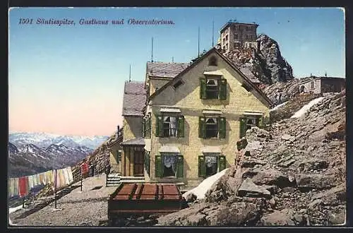 AK Säntis, Gasthaus und Observatorium