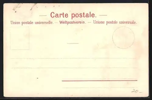 AK Kanton Vaud, Briefmarken, Liberté et Patrie