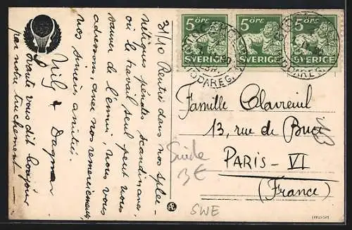 AK Stockholm, Saltsjöbaden fran flygplan