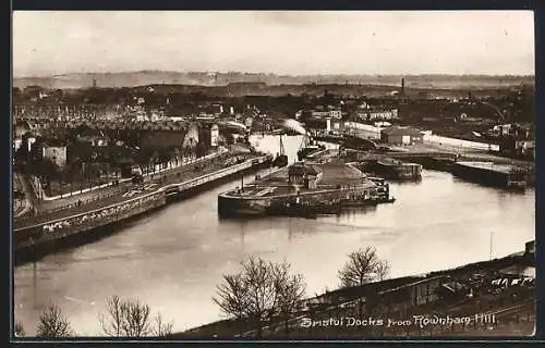 AK Bristol, Docks from Rownham Hill