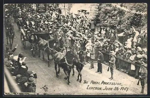 AK Lincoln, The Royal Procession 1907