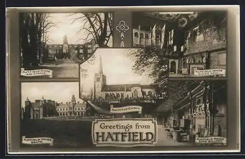 AK Hatfield, Church, Hatfield House and Avenue