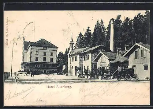 AK Altenberg, Partie am Hotel