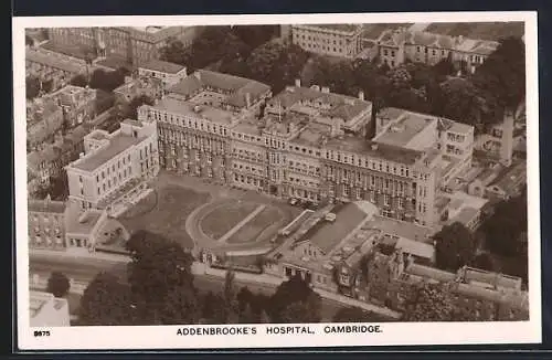 AK Cambridge, Aerial view of Addenbrooke`s Hospital