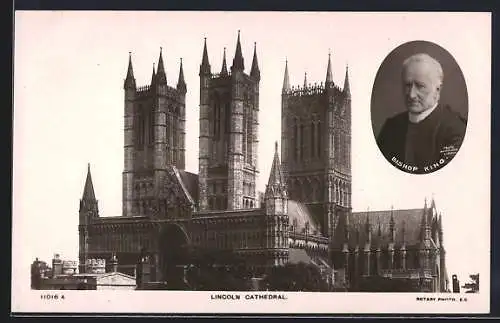 AK Lincoln, Lincoln Kathedral, Portrait Bishop King