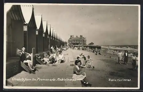 AK Mablethorpe, Chalets from the Promenade