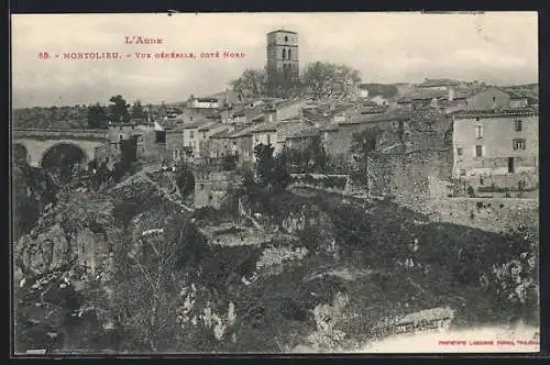 AK Montolieu, Vue générale, côté Nord