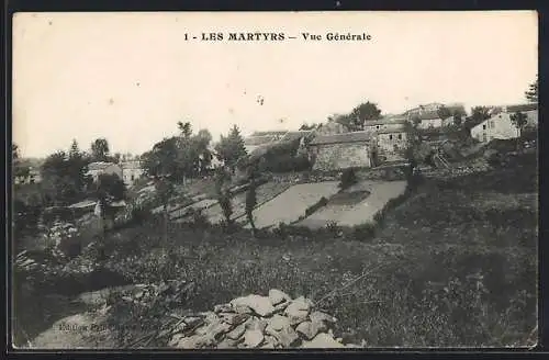 AK Les Martyrs, Vue Générale