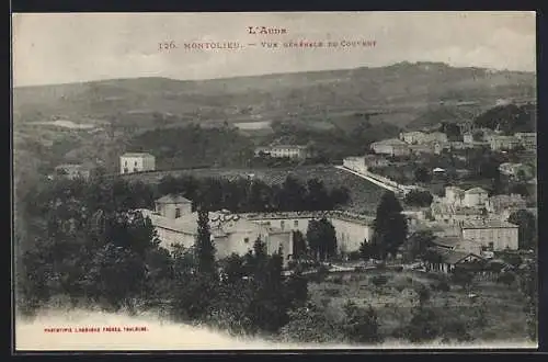 AK Montolieu, Vue générale du Couvent