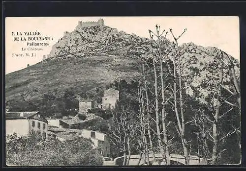 AK Puilaurens, Le Château sur la colline dans la Vallée de la Boulzane