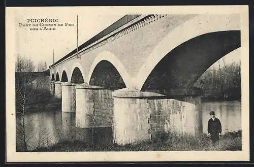 AK Puichéric, Pont du Chemin de Fer sur l`Aude