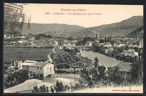 AK Limoux, Vue générale et les 3 ponts