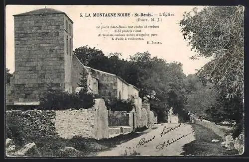 AK St-Denis, L`Église et les environs verdoyants