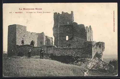AK Saissac, Ruines du Vieux Château