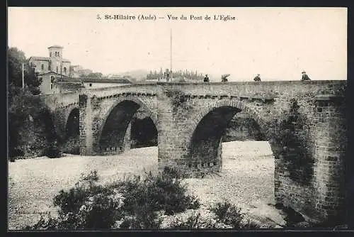 AK St-Hilaire, Vue du Pont de L`Eglise