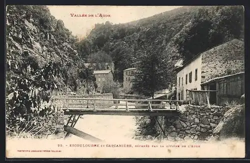 AK Escouloubre, Escouloubre et Carcanière, séparés per la rivière de l`Aude