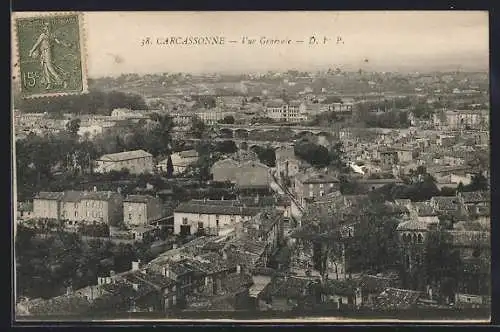 AK Carcassonne, Vue générale