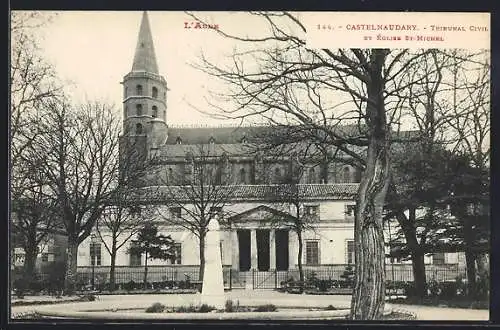 AK Castelnaudary, Tribunal Civil et Église St-Michel