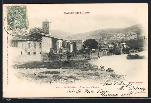 AK Espéraza, Vue sur l`Aude