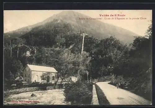 AK Carcanières, Usine de l`Aguzou et la grade Chute