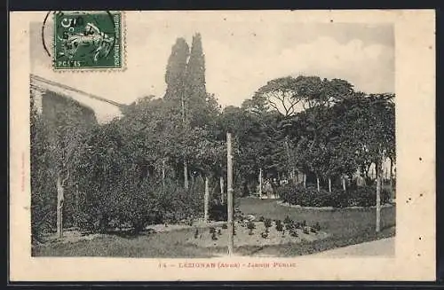 AK Lézignan, Jardin Public