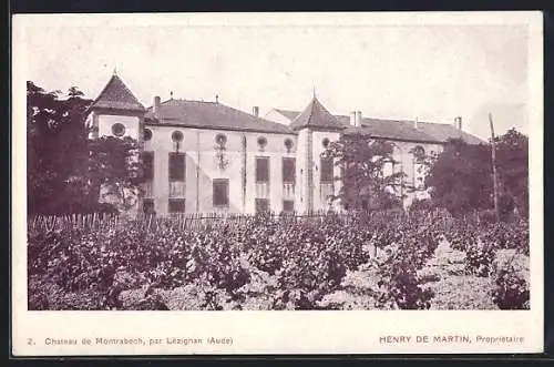 AK Lézignan, Cateau de Montrabech