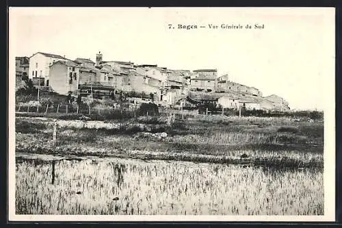 AK Bages, Vue générale du Sud