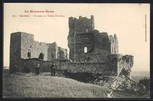 AK Saissac, Ruines du vieux chateau