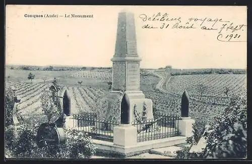 AK Conques, Le Monument