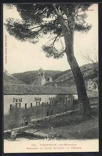 AK Fontfroide, Ensemble du Grand Bâtiment de l`Abbaye