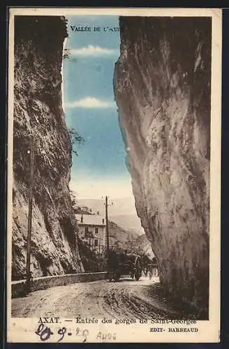 AK Axat, Entrée des gorges de Saint-Georges, Vallée de l`Aude