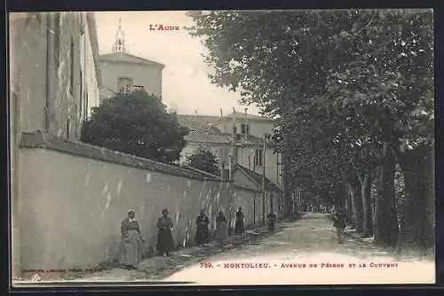 AK Montolieu, Avenue de Pézenas et le Couvent