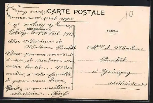 AK Belvèze, La Poste