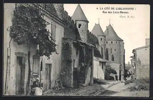 AK Carcassonne, Rue des Lices-Hautes