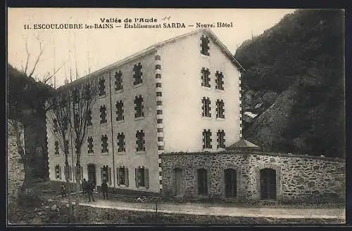 AK Escouloubre-les-Bains, Établissement Sarda, Nouvel Hôtel