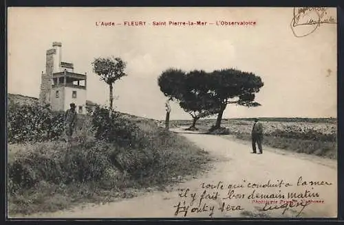 AK Saint Pierre-la-Mer, L`Observatoire et route de campagne