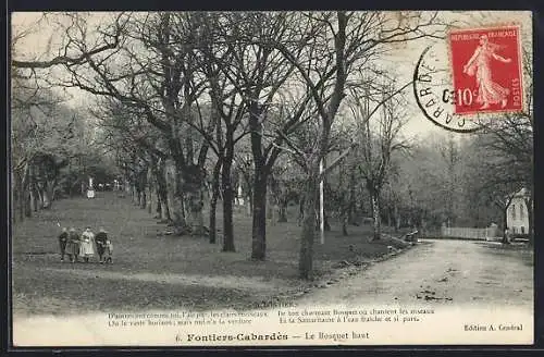 AK Fontiers-Cabardès, Le Bosquet haut