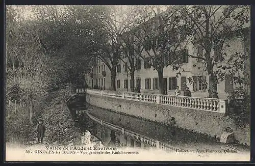 AK Ginoles les Bains, Vue générale des Établissements