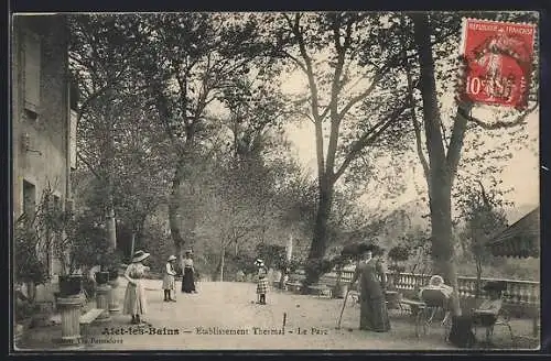 AK Alet-les-Bains, Établissement Thermal, Le Parc