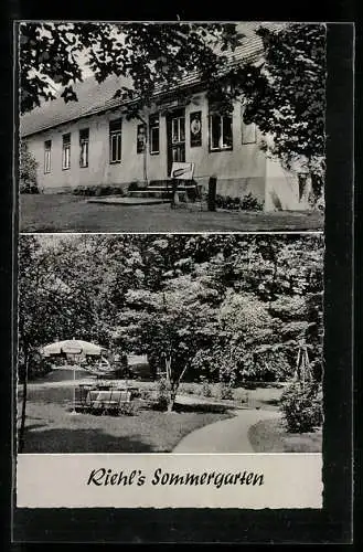 AK Wesermünde, Gasthaus Riehl`s Sommergarten, Coppel-Strich