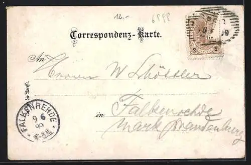 Lithographie Igls bei Innsbruck, Gasthof Altwirt, Lanser-See