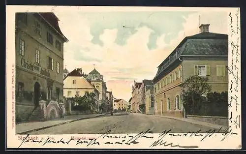 AK Simbach a. Inn, Carl Christin`sche Apotheke in der Hauptstrasse